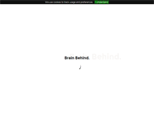 Tablet Screenshot of brain-behind.com